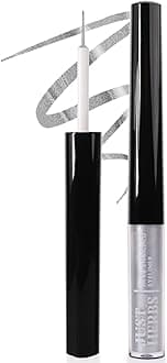 Eyeliner Waterproof and Smudge Proof, Long Lasting Eyeliners 2.5g (Platinum Silver)
