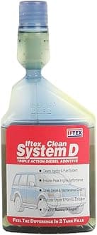- IFTEX Clean System D for all Diesel Cars (250 ml) / Diesel Fuel Treatment and Injector Cleaner for cleaning deposits and Mileage Improvement for Diesel Cars and SUV (250 ml)