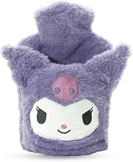 Kuromi Hot Water Bag with Kuromi Plush Cover Refillable Anti-leakage PVC Period Pain Relief, Relieve Cramp Relief, Back Pain