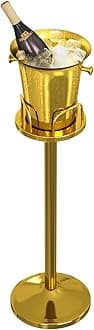 5L 90CM Ice Bucket with Stand Gold