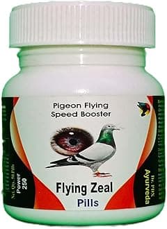 Pigeon Flying Racing Speed Increase Ayuveda Formula - Flying Zeal Pills (FZS 250-Power_50-Pills)
