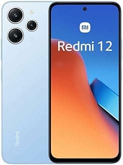 Xiaomi Redmi 12 (Sky Blue 8GB RAM, 256 Storage) - MediaTek G88 Powerful Processor |50MP High-Resolution main camera | 90 Hz FHD+ AdaptiveSync display | 5000mAh(Typ) High-Capacity battery
