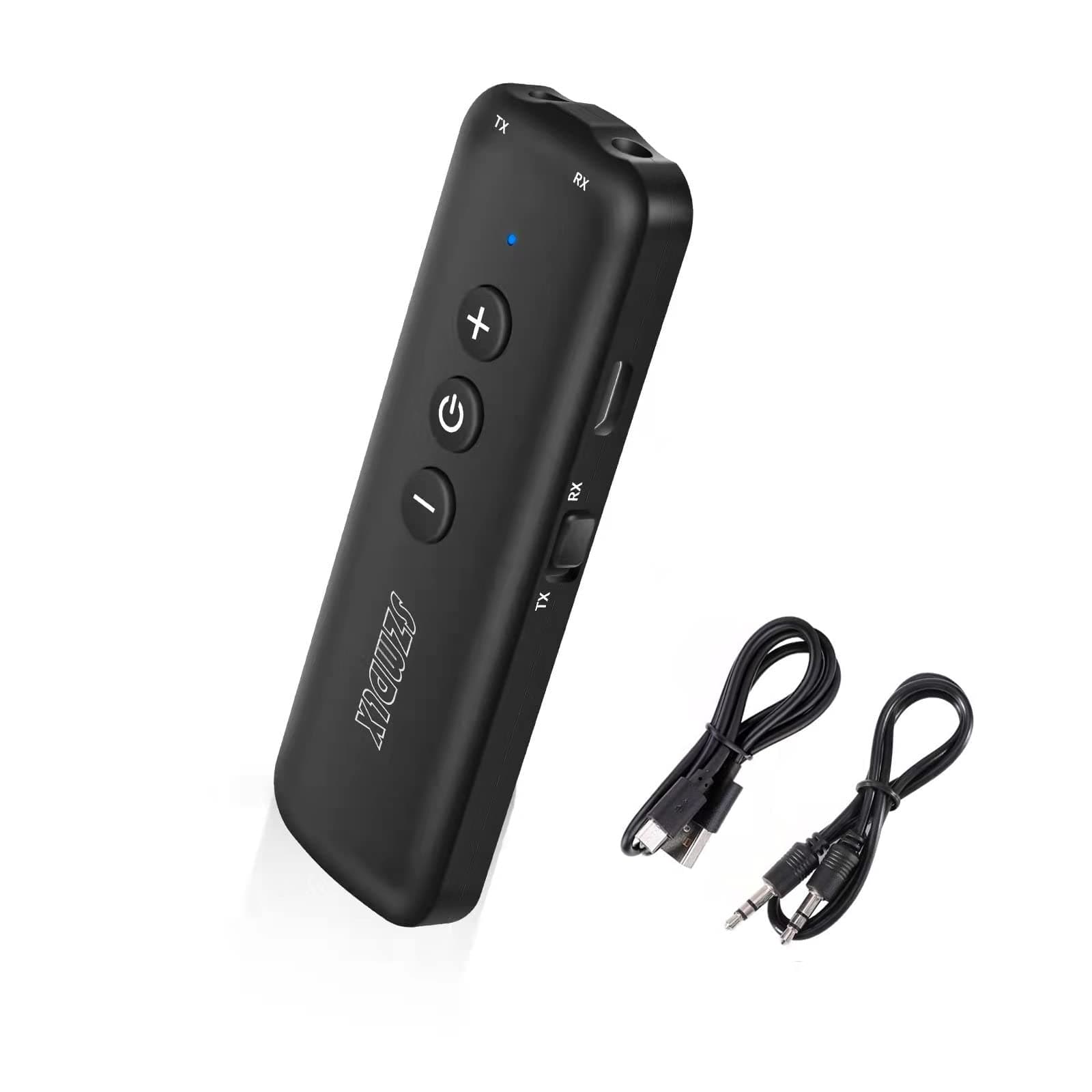 Bluetooth 5.3 Transmitter 3 in 1,Bluetooth Receiver,Wireless Adapter, Bluetooth Audio Adapter with 3.5mm AUX Stereo Output for TV, PC, car, Headset, Headphone, Earphone, Earbud