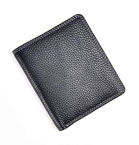 Slim Full Grain Leather Wallet for Men RFID Blocking Genuine Leather Bifold Wallet