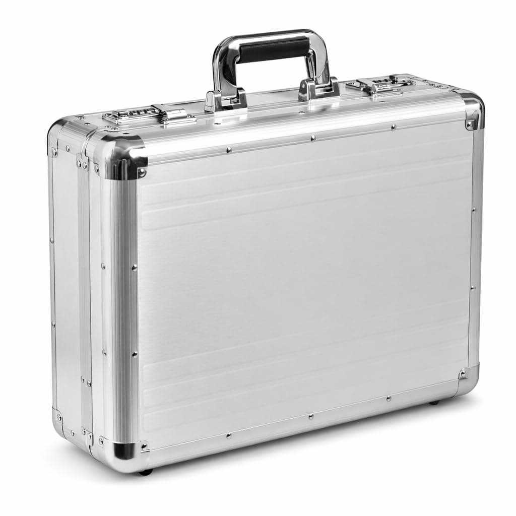 45114 TAURUS - attache case briefcase, aluminium, silver