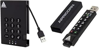 2TB Aegis Padlock USB 3.0 256-Bit AES XTS Hardware Encrypted & Aegis Secure Key 3 NX 64GB 256-bit Encrypted FIPS 140-2 Level 3 Validated Secure USB 3.0 Flash Drive, ASK3-NX-64GB, Black