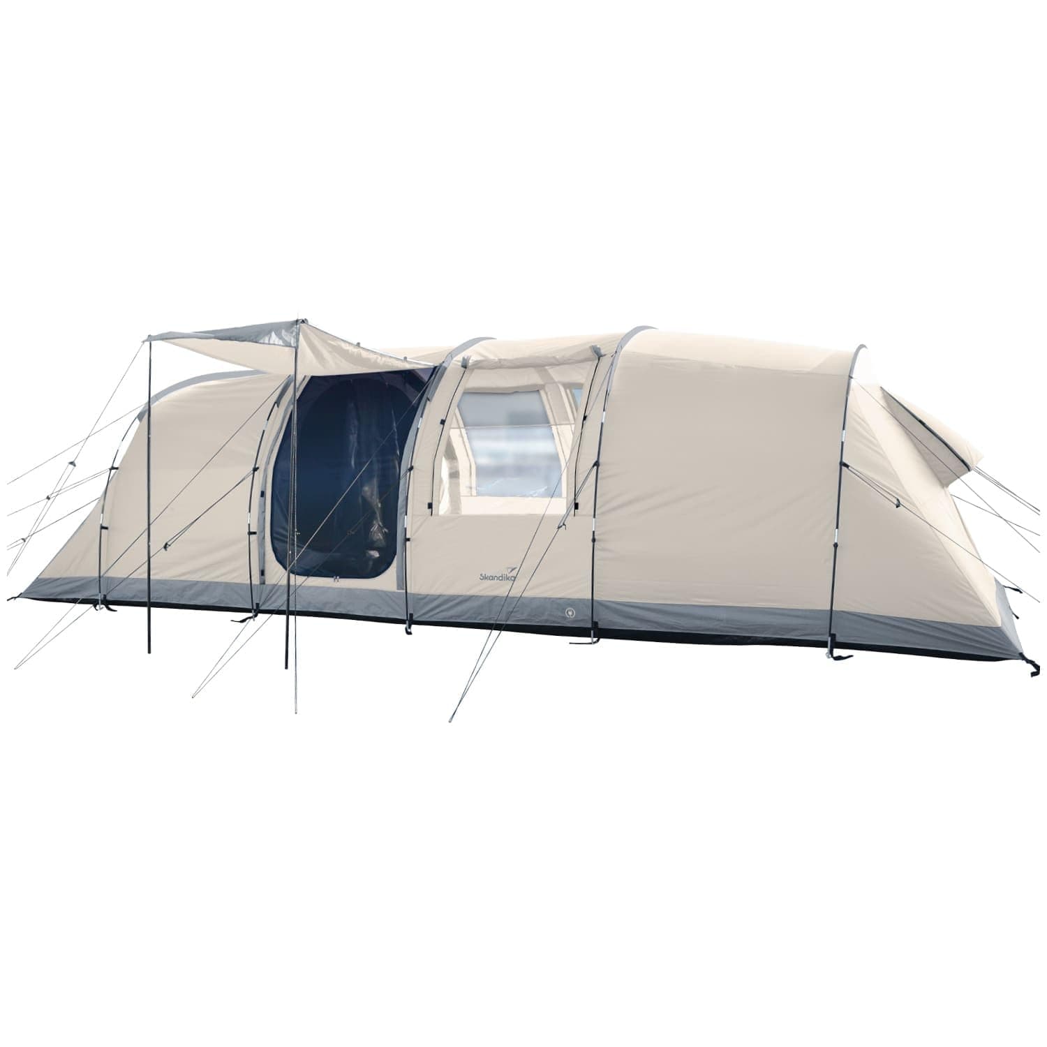 Skandika Breathable Casablanca Unisex Outdoor Tunnel Tent available in Sand - 12 Persons
