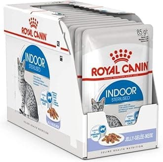 Indoor Sterilised In Jelly Adult Wet Cat Food Pouches - 12 x 85g