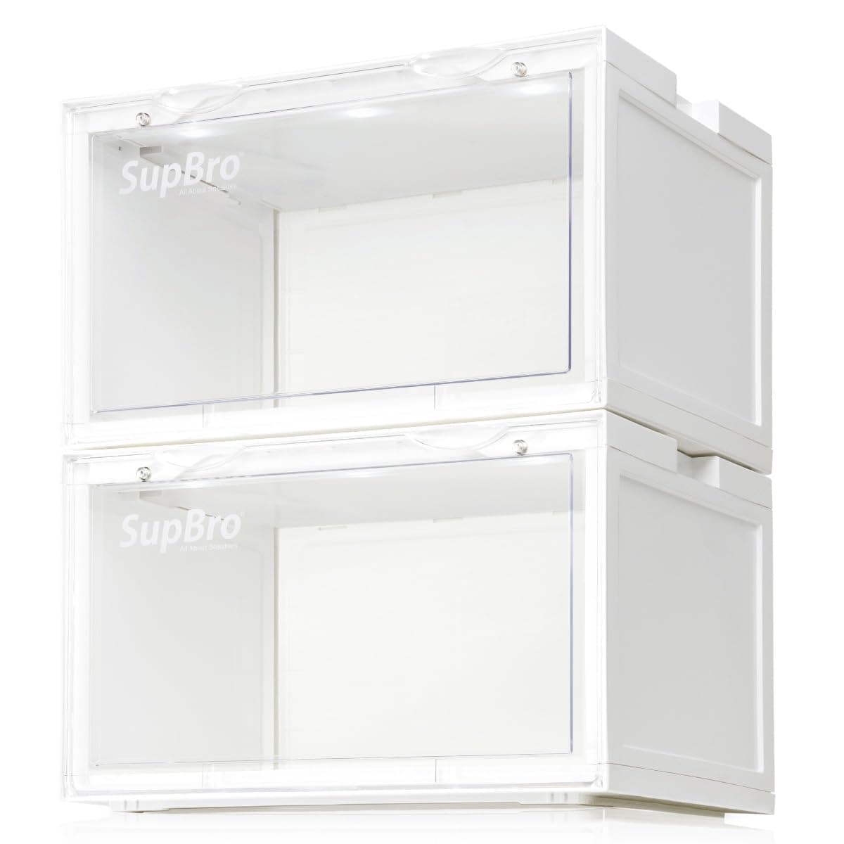 SupBro Led Voice Control Collection Crate (10.4 x 13.2 x 8.1 inch)