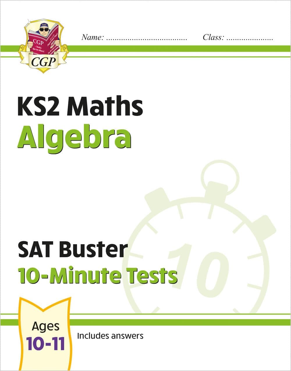KS2 Maths SAT Buster 10-Minute Tests - Algebra (for the 2023 tests) (CGP KS2 Maths SATs)