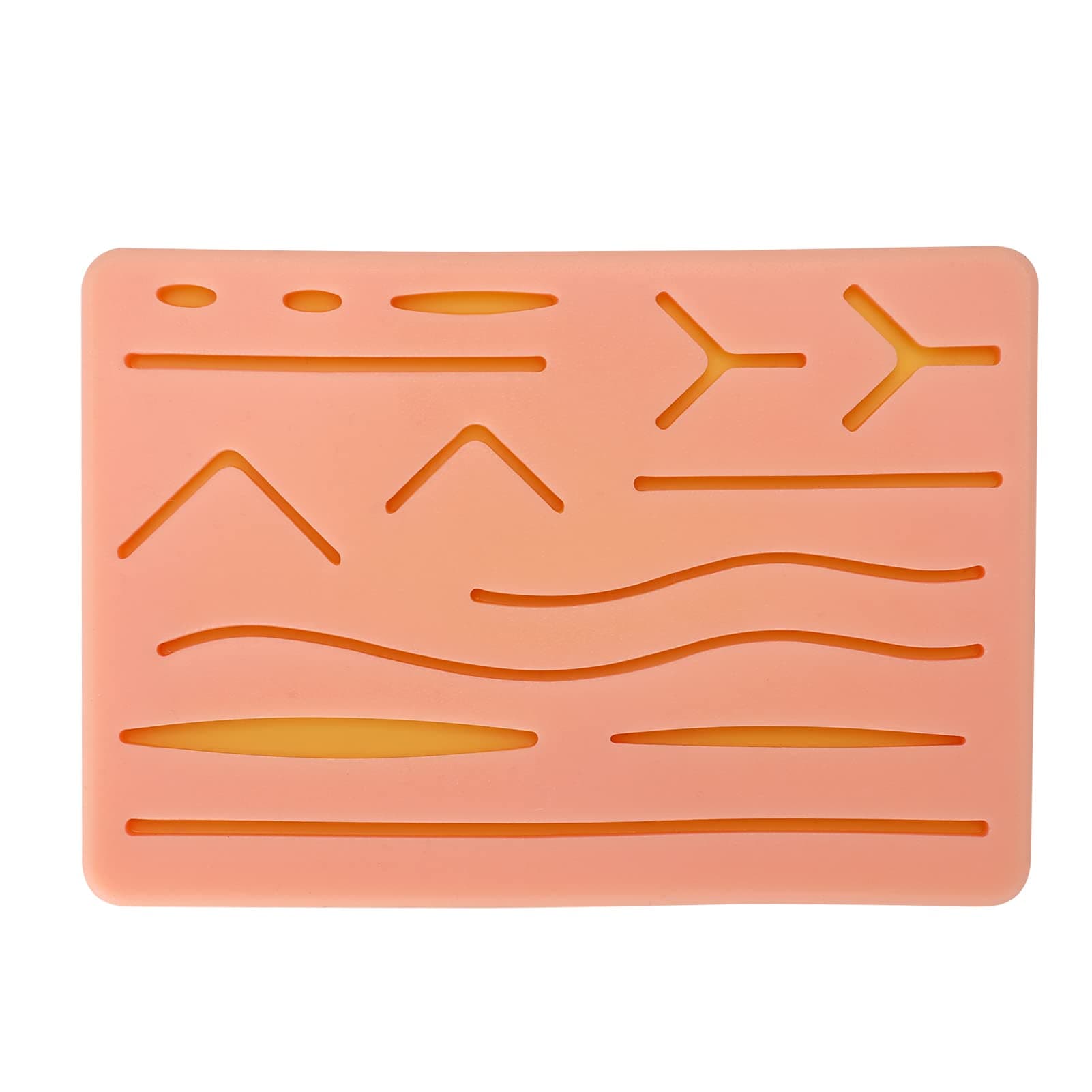 GoolRC Silicone Practice Pad Surgicals Suture Exercise Training Kit for Dermatologist Students