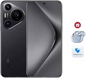 HUAWEIPura 70 Pro Smartphone, 6.8" HD OLED display, Ultra Speed Snapshot, 100W SuperCharge, Ultra Lighting Macro Telephoto Camera, 12GB+512GB, Black + 'HUAWEI Freebuds PRO3'