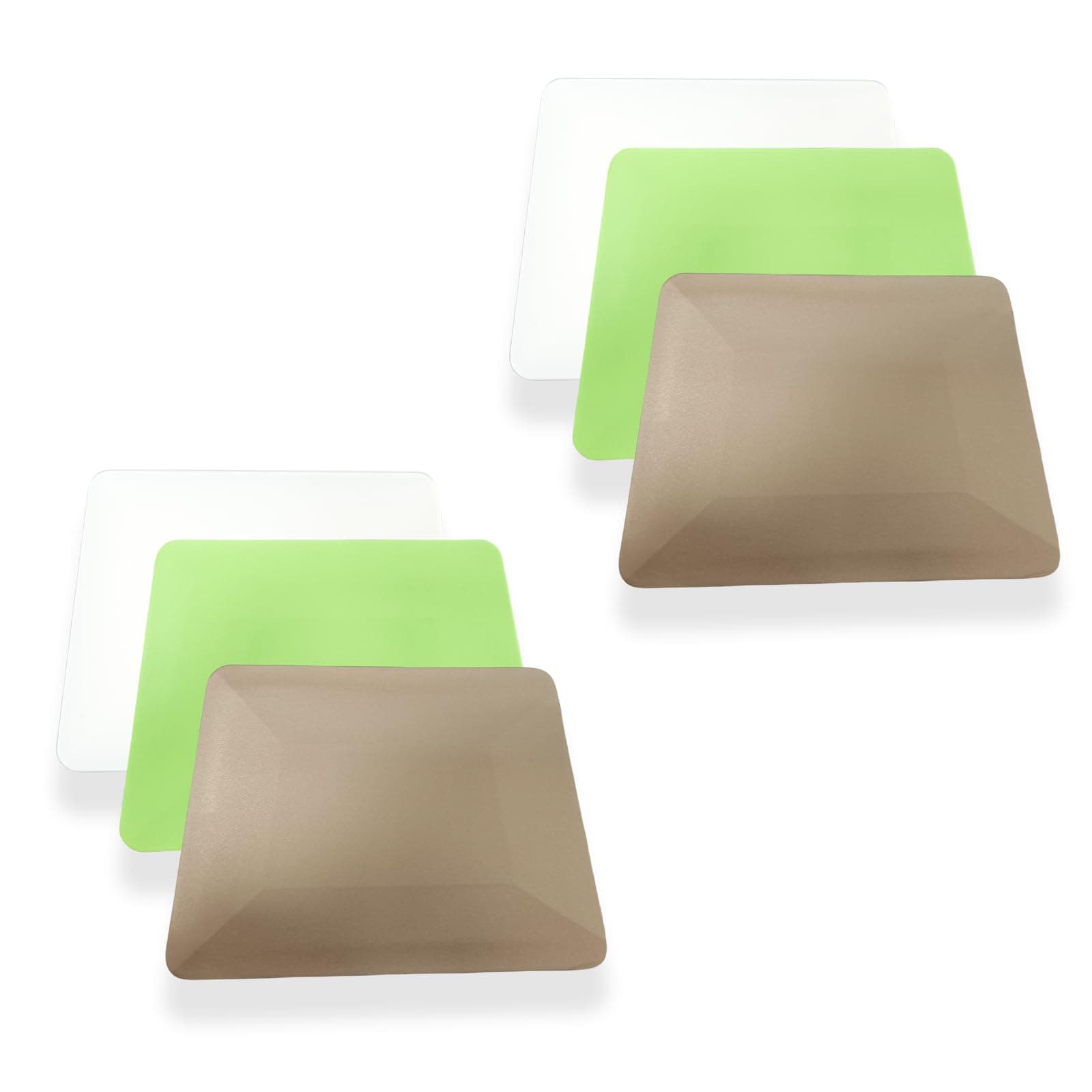 Window Tint Tools 6 in 1 Window Tint Squeegee Plastic Hard Card Squeegee Window Tint Kit for Auto Window Film Application