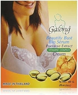 Pueraria Mirifica Bio Serum Bust Enlargement Firming Cream Natural Herbal Firming Cream Creme (Firm Cream Breast from a to F Cup) X 1 Box