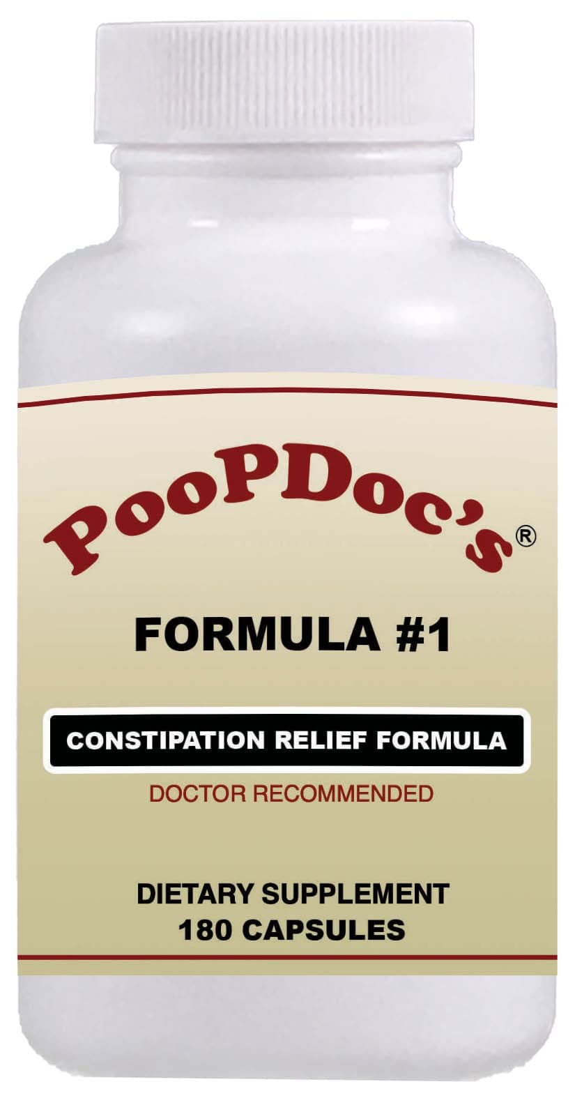 Constipation Relief Formula #1 (Large Bottle - 180 Cap)