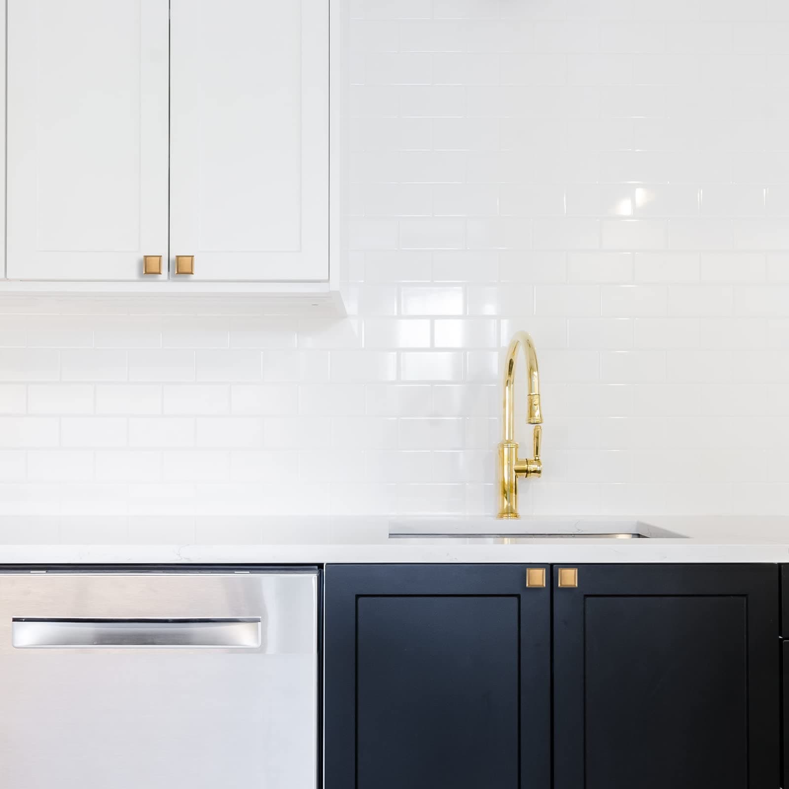 COTYKILEY 10 Pack Champagne Copper Kitchen Cabinet Knobs Brushed Brass Drawer Pulls Solid Drawer Knobs Dresser Knobs Gold Cabinet Hardware Knobs for Dresser Drawers