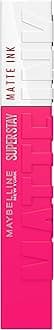 Superstay Matte Ink Longlasting Liquid, Pink Lipstick, Up To 12 Hour Wear, Non Drying, 30 Romantic