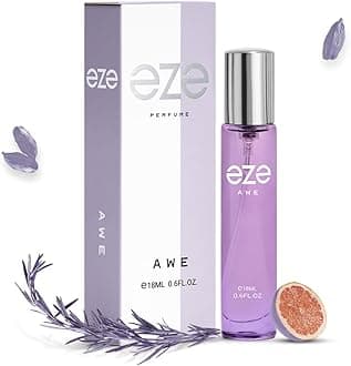 Perfume Awe Eau De Parfum For Women - 18ml | Long-Lasting Luxury Perfume | Fruity Grapefruit, Rosemary & Cardamom | Floral Ylang & Tuberose | Woody Leather, Cedar & Vetiver Base