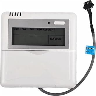 Central Air Conditioner Wire Controller Temperature Controller, Compatible For York KJR-12B/DP (T) - E-2-06B, Air Conditioner Replacement Accessories(A)