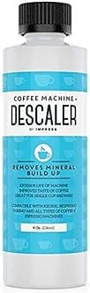 IMPRESA Coffee Machine Descaler (2 Uses Per Bottle) - Made in the USA - Universal Descaling Solution, Compatible with Nespresso, Delonghi and All Single Use Coffee and Espresso Machines