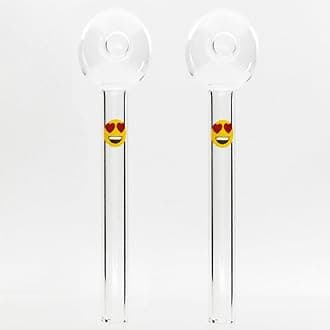 5.1 Inch Glass Pipe Oil Burner Clear Thick Glass Oil Pipe (Ball diameter: 3.5 cm)