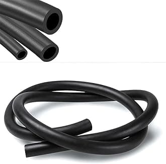 Universal Fuel Pipe LINE Rubber Reinforced for Fuel Hose Engine UNLEADED Petrol Diesel Oil (6.0MM X 11.0MM, 2 Meter)