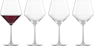 Schott Zwiesel Tritan Crystal Glass Pure Stemware Collection Burgundy Red Wine Glass, 23.4-Ounce, Set of 4