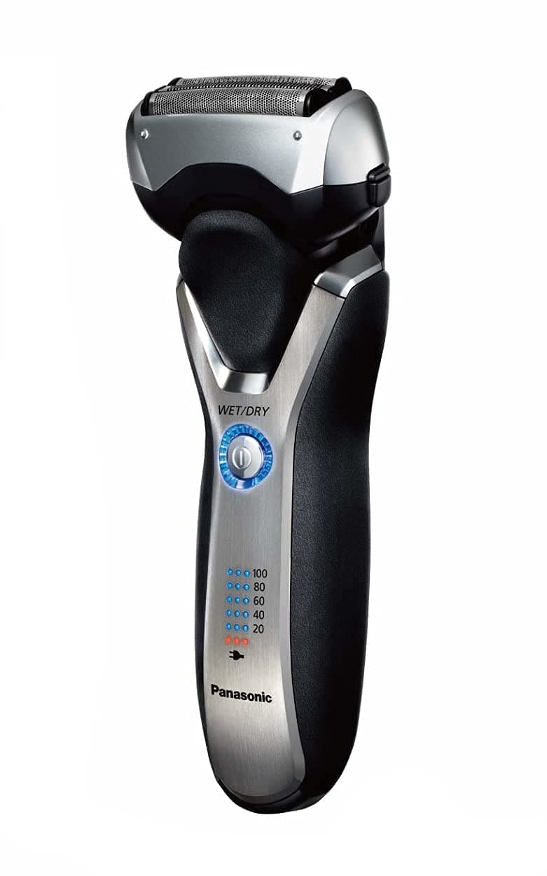 Wet/Dry Razor ES-RT67 with 3 Shears Elements, Retractable Long Hair Trimmer, 5 Stage Battery Indicator