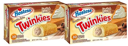 Hostess Twinkies Pumpkin Spice 2 Pack (10 count box, 20 Twinkies Total)
