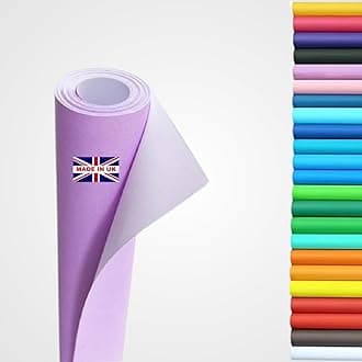 Wrapping Paper roll, Large Display Poster Paper Roll, Backing Paper 10m x 76cm - 80gsm Art, School Craft, Packing, Table Runner, Notice Boards, Drawing, Painting, Backdrop, Kraft Paper. (Lilac)