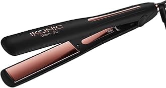 Gleam 3.0 Hair Straightener, Black| Super slim 1 inch plates | Ergonomically slim | Digital temperature control| Automated Shut Off Safety | Advanced Rose Gold Titanium surface| Quick Heat