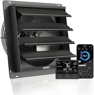 AC Infinity, AIRLIFT T14 Shutter Fan 14”, with Temperature Humidity Controller