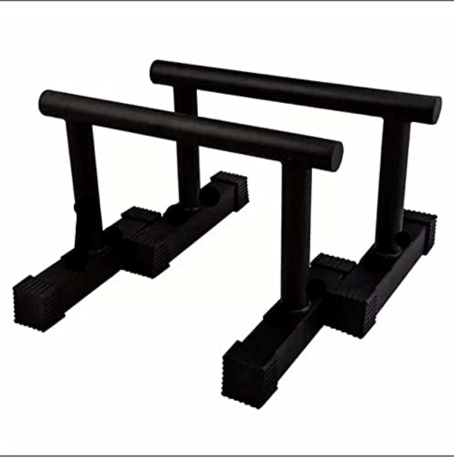 Heavy duty parallel Push up bars in black