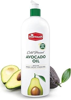 Cold Pressed Avocado Oil for Cooking | 100% Pure & Unrefined | Ideal for Frying, Roasting & Sauteing | Neutral Taste (500 ml)