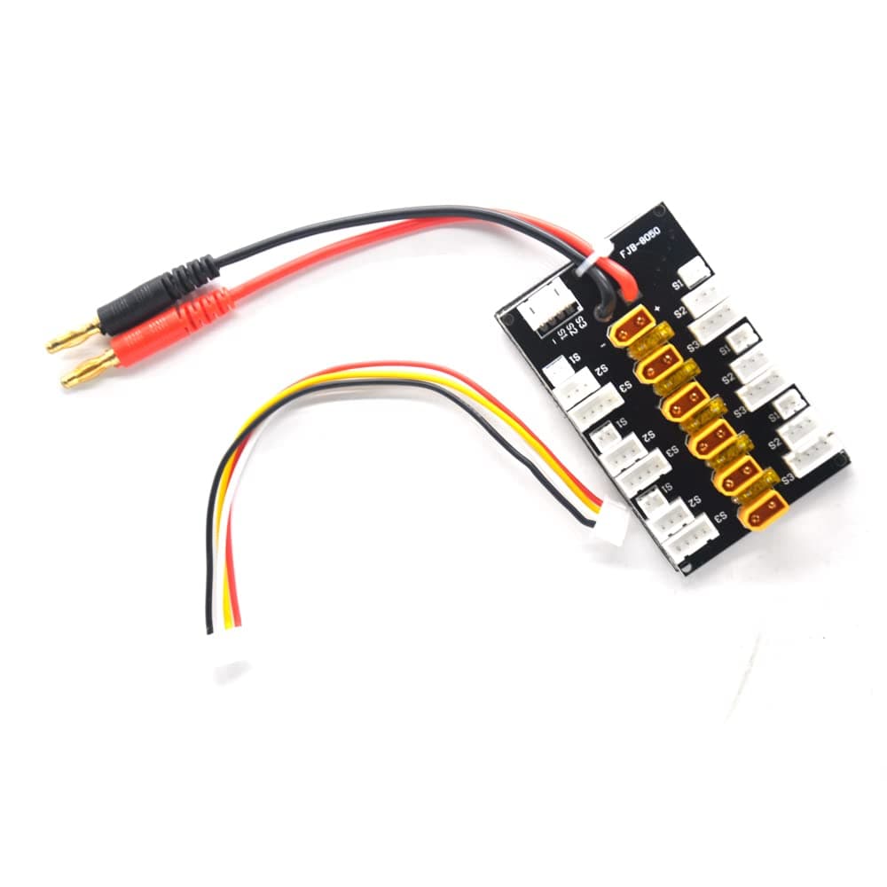 Padarsey Upgraded XT30 Parallel Charging Board for 1S 2S 3S LiPo Batteries Compatible with XT30 JST JST-PH 2.0 Connector LiPo Batteries