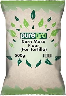 Puregro Corn Masa Flour | Premium Quality | Smooth and Fine Texture | Ideal for Tortilla Chips | Corn Flour | Tortillas | Can be Used as Thickner | Pack of 1 | Weight 500g