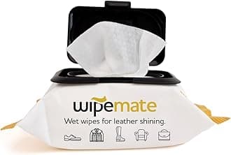 (2-Pack) Premium Leather Cleaning Wipes Leather Conditioner, Multi-Purpose Leather Wipes for Auto, Apparel, Furniture, Bags, Shoes/All Leather Accessories!