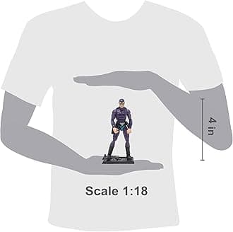 Boss Fight Studio Hero H.A.C.K.S. 21st Phantom Action Figure, Wave 1 – Highly Articulated Collectible Figurine with Accessories, Holstered Belt, Pistols, Sword, Alternative Hands, and Stand – 1:18