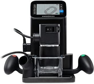 Shaper Origin Handheld CNC Router - CNC Level Precision Cutting - Portable - Inlays, Custom Joinery, Engraving, Lettering, Fine Woodworking, Depth Control + Router Bits, Tape and Systainer