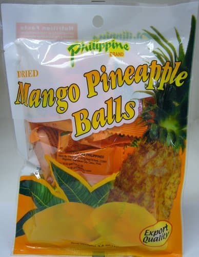 Philippine Mango Pineapple Balls 3.52 oz 100g