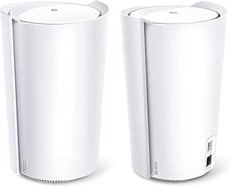 AX6600 Deco Tri-Band WiFi 6 Mesh System(Deco X90) - Covers up to 6000 Sq.Ft, Replaces Routers and Extenders, AI-Driven and Smart Antennas, 2-Pack