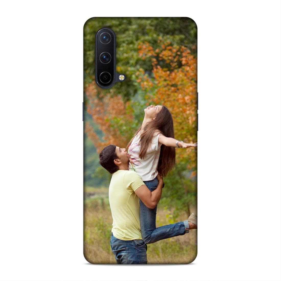 Polycarbonate Customised Mobile Back Case for Oneplus Nord CE 5G (Own Photo with Frame, Name, Text, Font, Color), 3D Printed Hard Mobile Back Cover for Oneplus Nord CE 5G, Multicolour