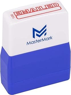 MasterMark Pre-Inked Premium Office Stamp - EMAILED