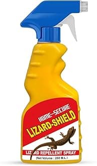 Home-Secure Lizard-Shield Lizard Repellent Spray-280ml | Natural | Chemical-Free | Non-Toxic | 90 Days Protection | Lime Scent