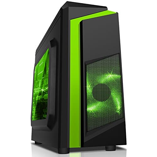 Ultra Fast Gaming PC - AMD A8 7650K Quad Core @ 4.20GHz, ATI Radeon HD R7 Graphics, 16GB DDR3 1600MHz RAM, 1TB Hard Drive, F3 Green Case, WiFi, Windows 10 Operating System