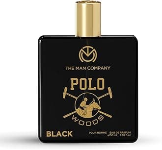 The Man Company Polo Black Perfume for Man – 100 ml | Premium Long Lasting Fragrance Spray | Eau De Parfum | Citrusy, Earthy & Spicy | Date Night Body Spray | Valentine Day Gift For Man