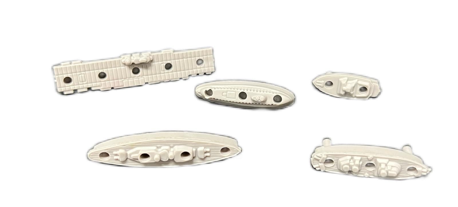 Generic Battleship Game Replacement Ship Set of 5