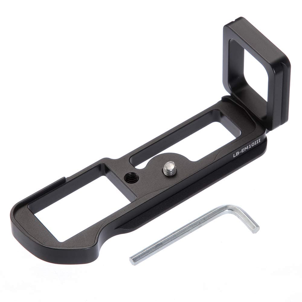 ZCTL L-Bracket for Olympus OMD E-M10 Mark III, Lightweight Aluminum Camera Mount with Arca-Swiss Standard