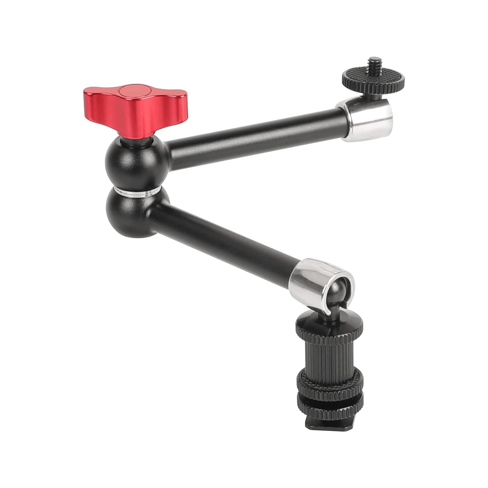 11 inch Adjustable Articulating Friction Magic Arm Compatible with LCD Monitor, DSLR Camera Rig, LED Lights, Flash Light - 1477