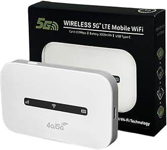 Mobile WiFi Router, High-Speed Portable Internet Hotspot Device With Card Slot, Travel WiFi Hotspot For Working, Study, Business, Home, Car, Outdoor Use, 3.86x2.32x0.71 In